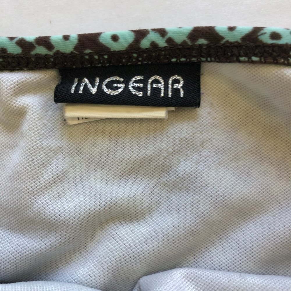 INGEAR (Nordstrom) Brown & Aqua Tie Bikini M EUC - Picture 6 of 8